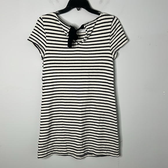 Anthropologie Postmark Striped Embroidered Filigree Tunic Dress - Picture 6 of 9